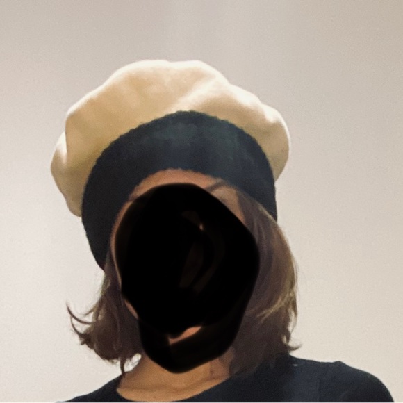 Wool+knit beret - Picture 6 of 6